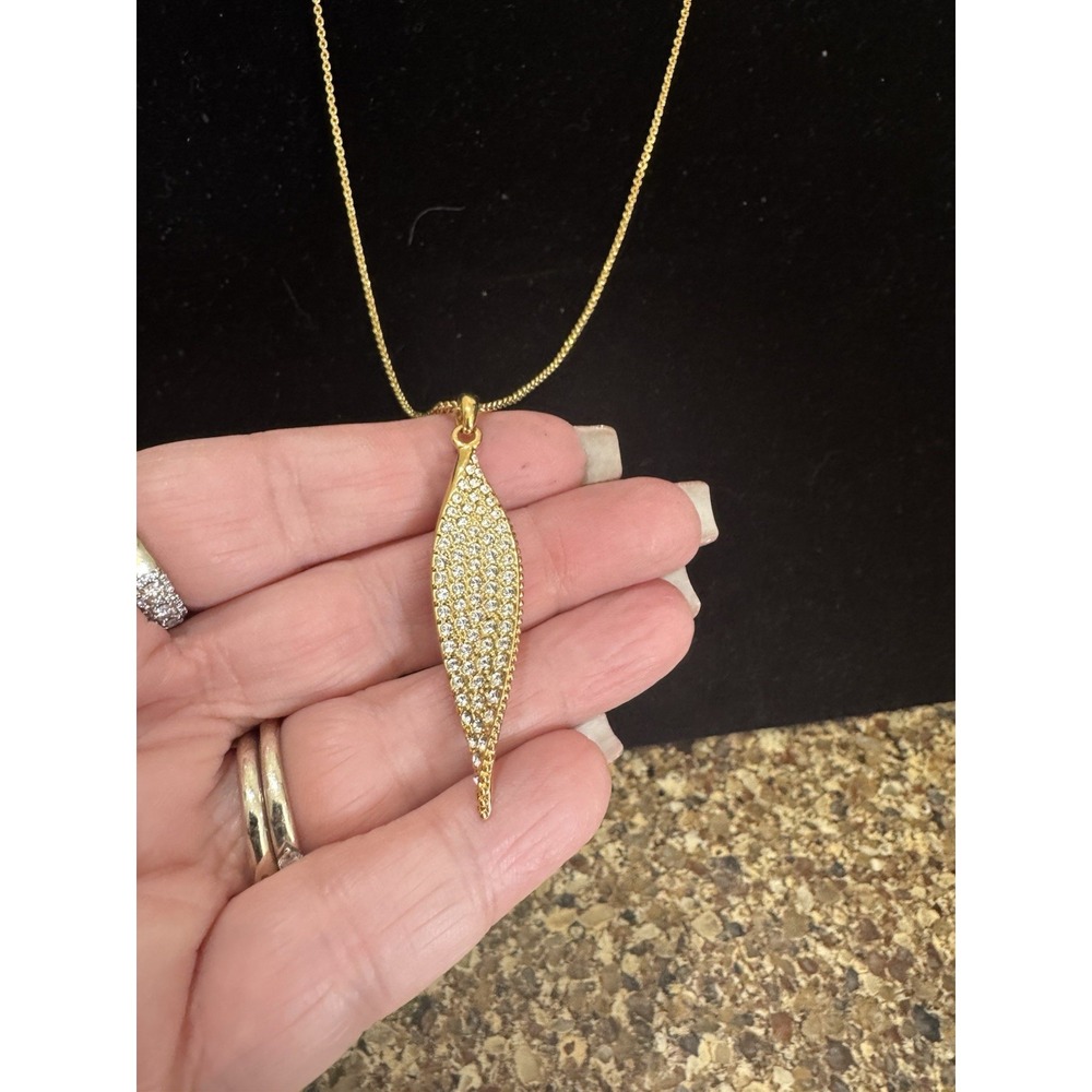 Touchstone Crystal by Swarovski Do the Twist Pendant BNIB Golden Retail‎ $89